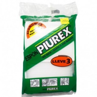 Esponja Piurex 3 Unidades