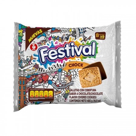 Galletas Noel X8Und Festival Chock