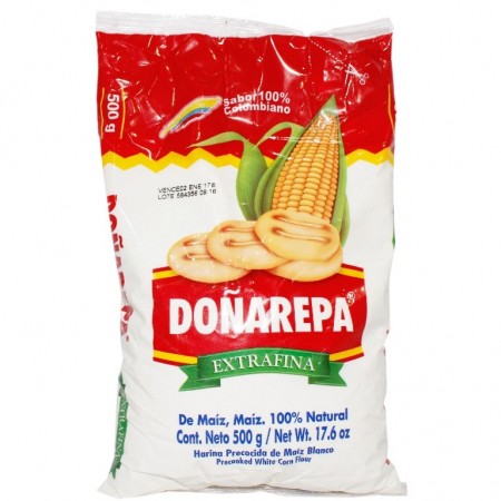 Harina Doña Arepa X500Gr Blanca