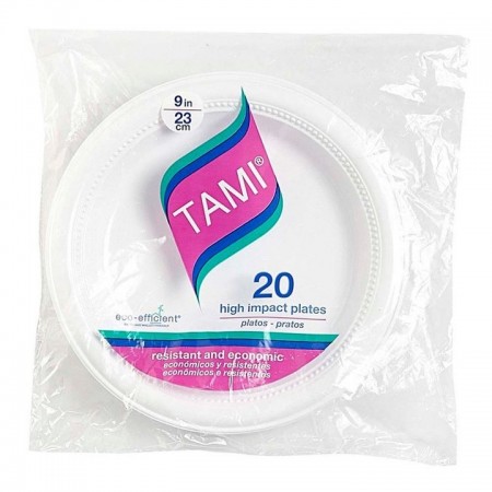 Plato Desechable Tami Pando 23 Cm