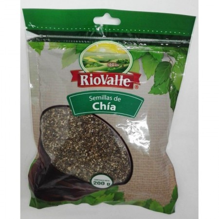 Semillas De Chia Riovalle Bolsa * 200...