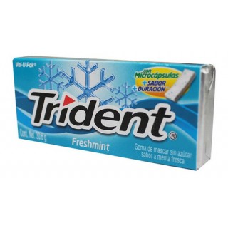 Chicle Trident Fresh Mint...