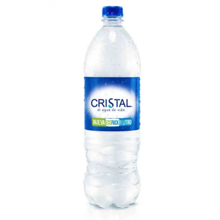 Agua Cristal Postobon Botella 1000 Ml