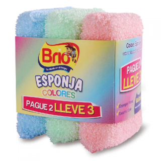 Oferta Esponja Brio Colores...