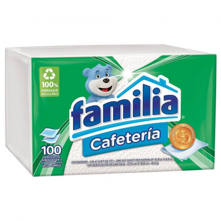 Servilleta Familia Cafeteria X100