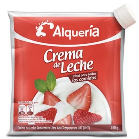 Crema De Leche Alquería 450 Gr Crema De Leche Alquería 450 Gr