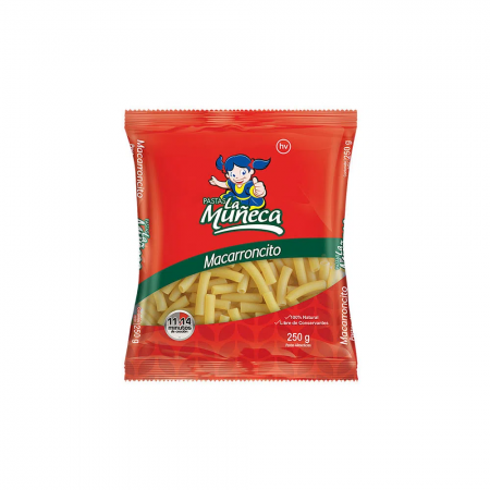 Pastas La Muñeca Macarroncito x 250gr
