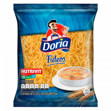 Pasta Doria Fideos 250Gr