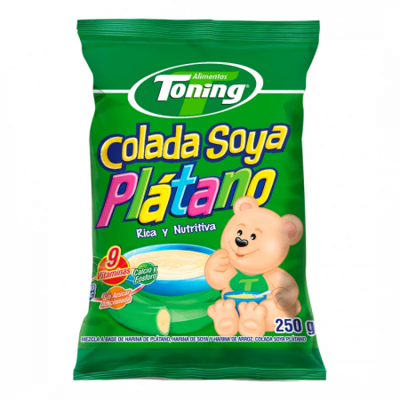 Colada Soya De Plátano Toning X 250Gr