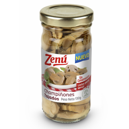 Champiñónes Zenu Tajados 130 Gr