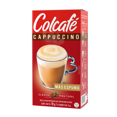 Cappuchino Colcafe 6 Sobres Clasico...