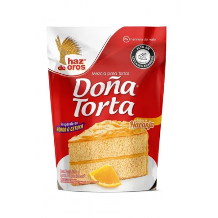 Harina Doña Torta Sabor A Naranja 500 Gr