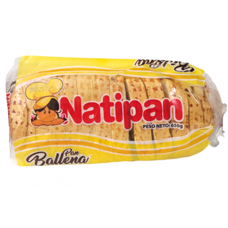 Pan Ballena Natipan X 650 G