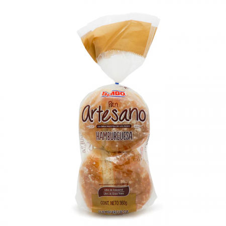 Pan Bimbo Artesano Hamburguesa 360Gr