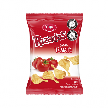Papa Yupi Rizada Tomate 105 Gr
