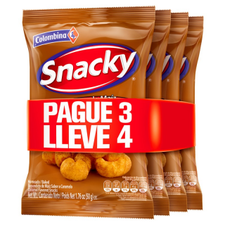 Snacky Caramelo Pague 3...
