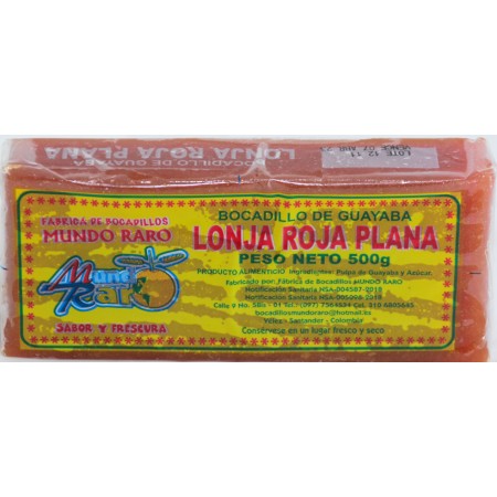 Bocadillo Vélez Roja Plana 500 Gr