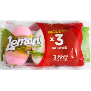 Jabón Lemon 3 Unidades 130...
