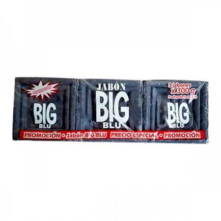 Jabón Big Blu 3 Unidades 900 Gr Jabón Big Blu 3 Unidades 900 Gr