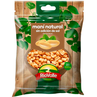 Maní Riovalle Sin Sal 200 Gr