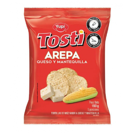 Tosti Arepa Yupi Familiar 150 gr