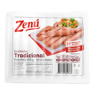 Salchicha Zenu X450G...