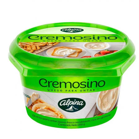Queso Crema Alpina Cremosito 200Gr
