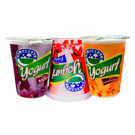 Yogur El Zarzal Vaso 3 Unidades