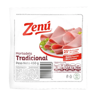 Mortadela Zenu 450Gr