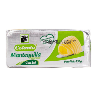 Mantequilla Colanta Con Sal...