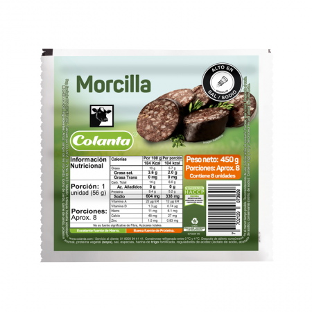 Morcilla Colanta Montefrío 450 Gr