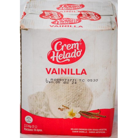 Helado Crem Helado Vainilla 5 Litros