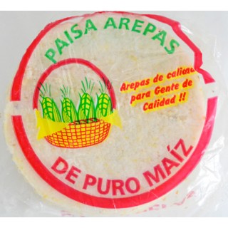 Arepa Paisa Blanca 8 Unidades