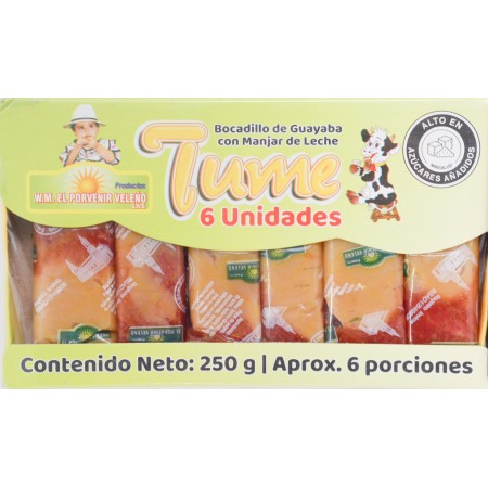 Bocadillo Vélez Tume 6 Unidades 250 Gr