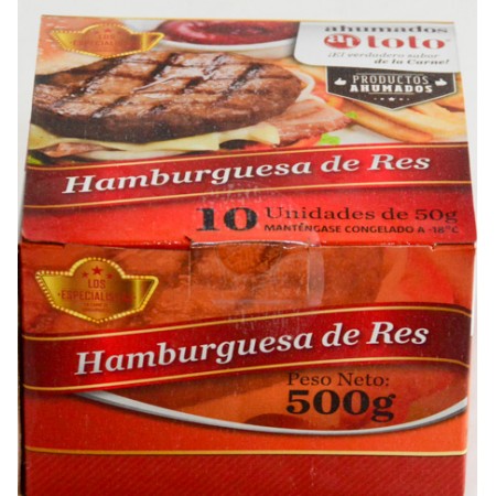 Carne Hamburguesa Ahumados Toto Caja... Carne Hamburguesa Ahumados Toto Caja...