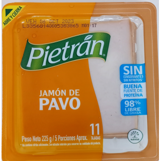 Jamón Zenú Pietrán de Pavo...