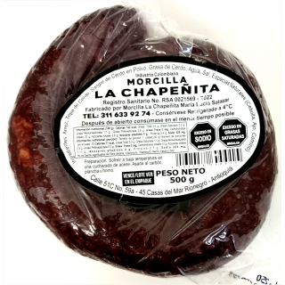 Morcilla La Chapeñita 500 Gr