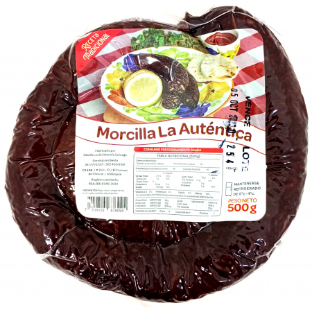 Morcilla La Auténtica 500 Gr