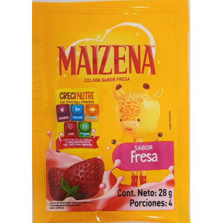 Colada Maizena Fresa 28 Gr