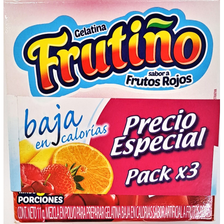 Gelatina Frutiño Ligth x3