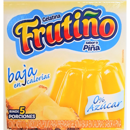 Gelatina Frutiño Light Piña 11 Gr
