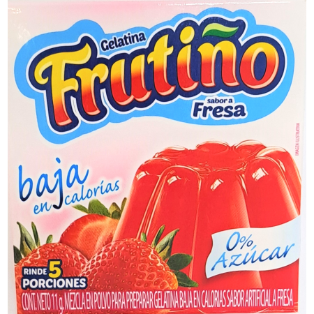 Gelatina Frutiño Light Fresa 11 Gr