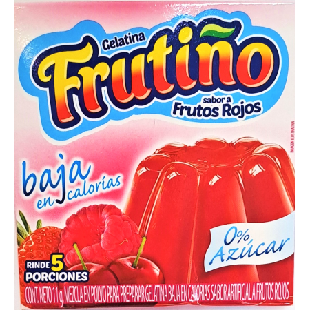 Gelatina Frutiño Ligth Frutos Rojos...