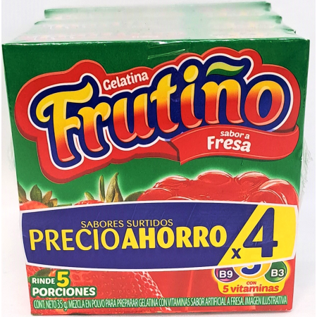 Gelatina Frutiño 4 Unidades