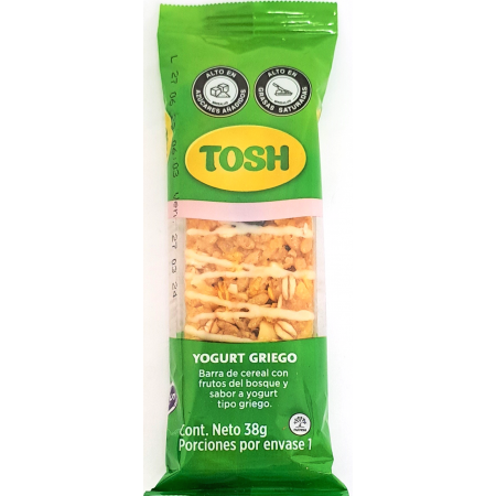 Granola Tosh Yogurt Griego 38 Gr