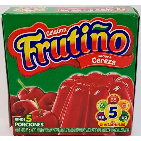 Gelatina Frutiño Cereza 35 Gr