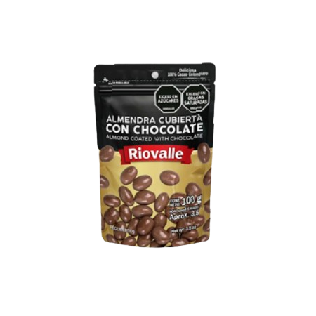 Almendra cubierta de chocolate...