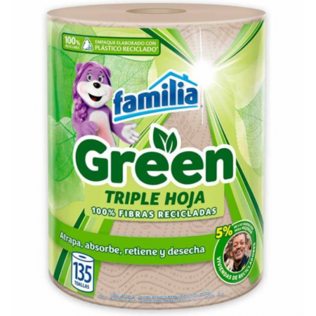 Toalla Cocina Familia Green 135h Toalla Cocina Familia Green 135h