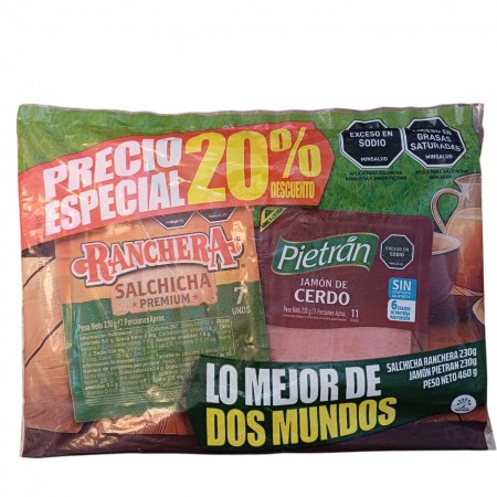 Oferta Salchicha Zenú Ranchera 230g +...