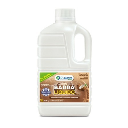 Jabón de Barra Líquido Coco...